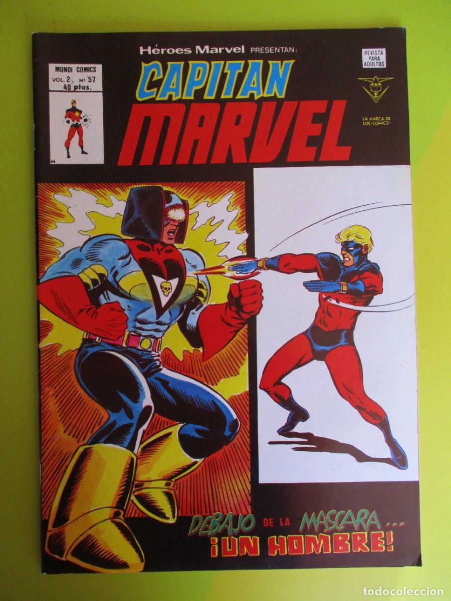 C&oacute;mics: HEROES MARVEL (1975, VERTICE) -V.2- 57 &middot; I-1980 &middot; CAPITAN MARVEL - Foto 1