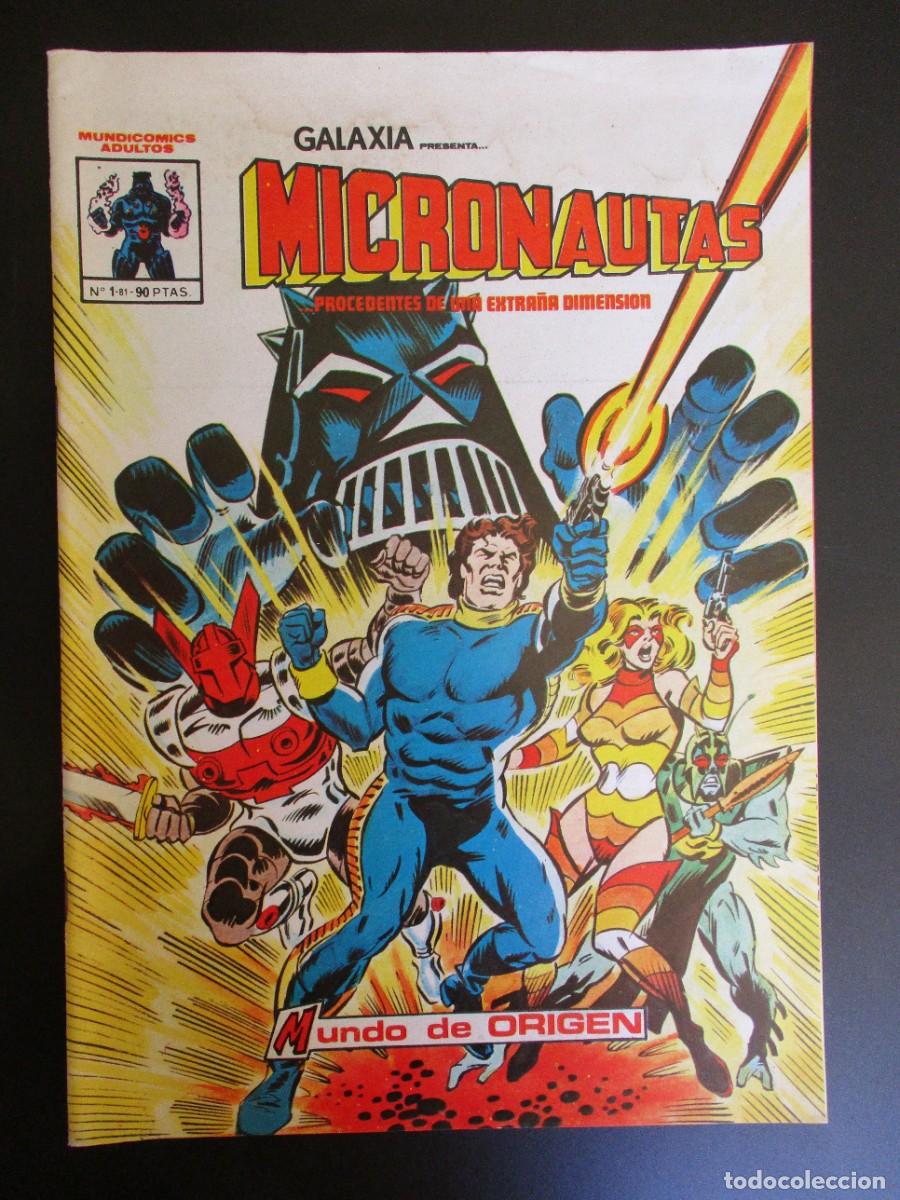 C&oacute;mics: MICRONAUTAS (1981, VERTICE) 1 &middot; X-1981 &middot; MUNDO DE ORIGEN - Foto 1