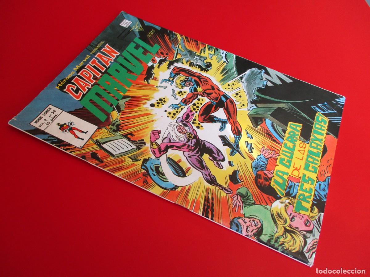 C&oacute;mics: HEROES MARVEL (1975, VERTICE) -V.2- 56 &middot; XII-1979 &middot; CAPITAN MARVEL - Foto 2