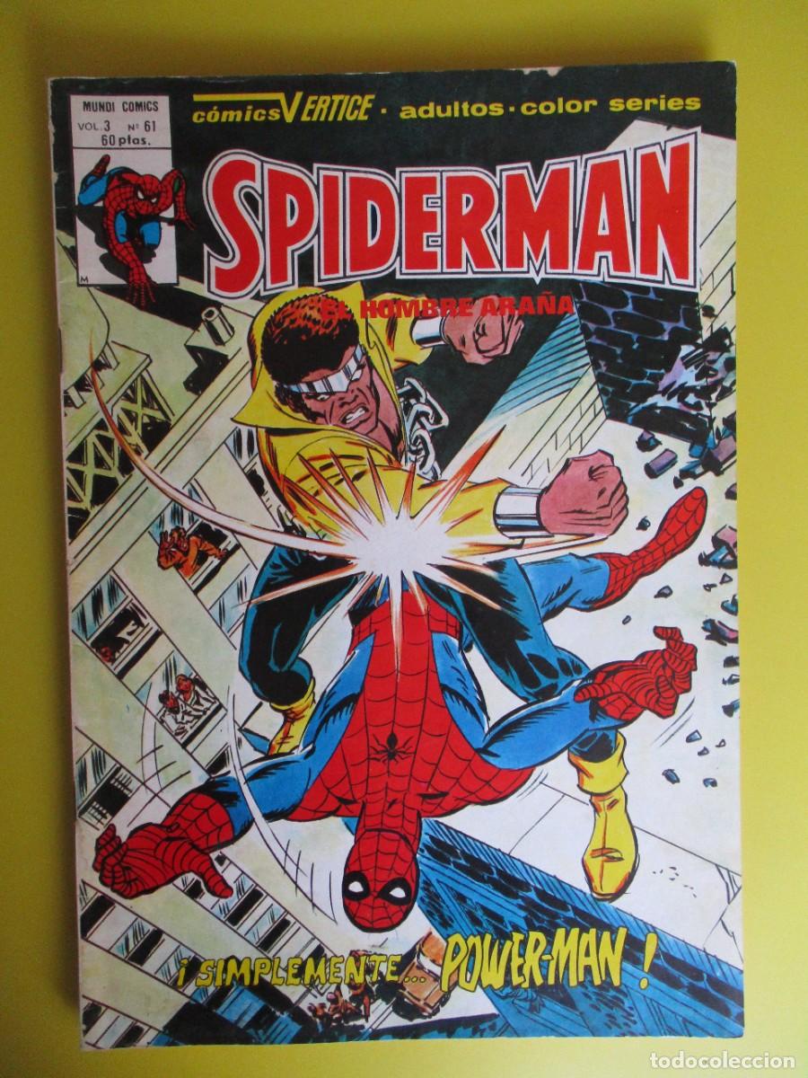C&oacute;mics: SPIDERMAN (1975, VERTICE) -V 3- 61 &middot; IX-1979 &middot; SIMPLEMENTE POWERMAN - Foto 1