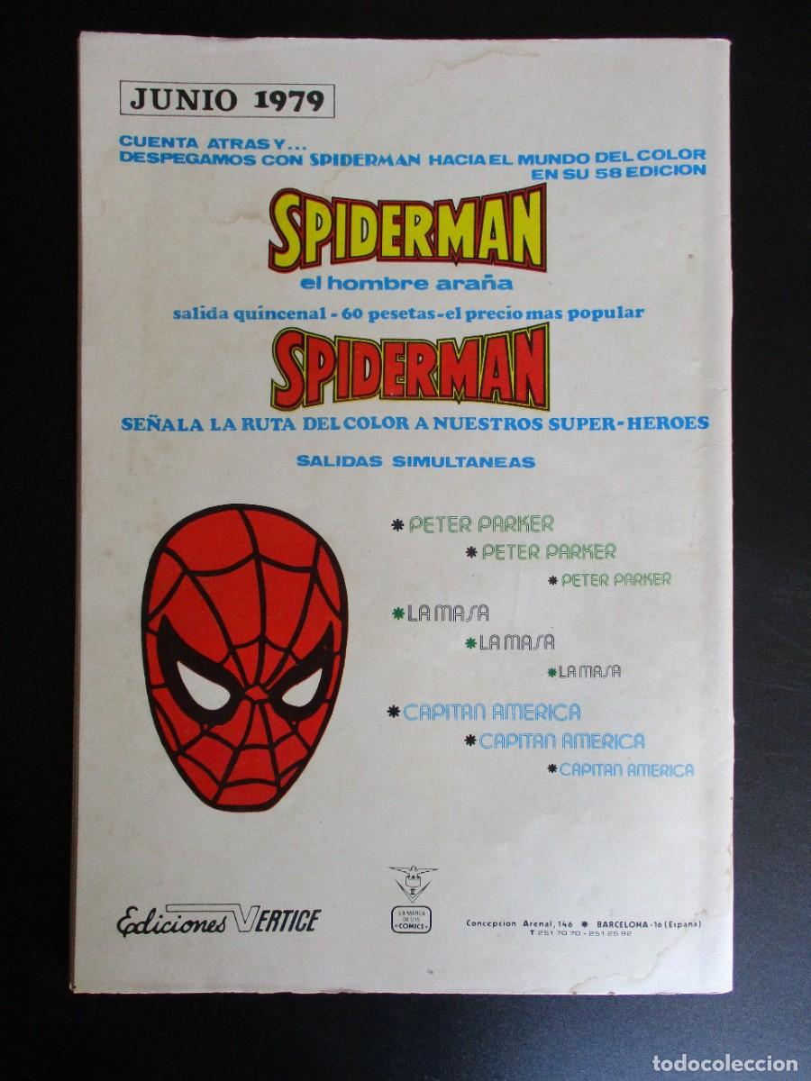 C&oacute;mics: SPIDERMAN (1975, VERTICE) -V 3- 61 &middot; IX-1979 &middot; SIMPLEMENTE POWERMAN - Foto 3