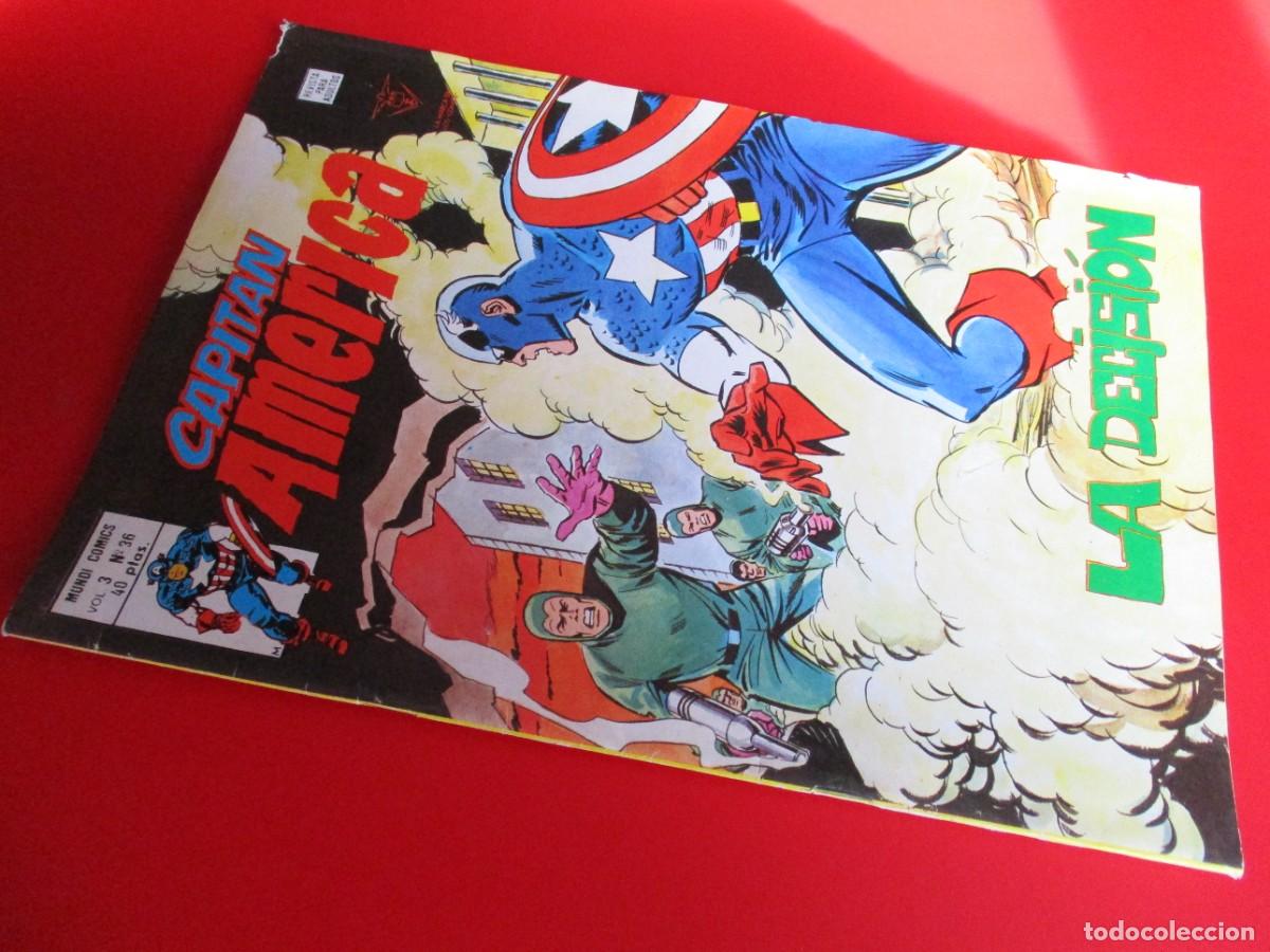C&oacute;mics: CAPITAN AMERICA (1975, VERTICE) 36 &middot; XI-1979 &middot; LA DECISION - Foto 2