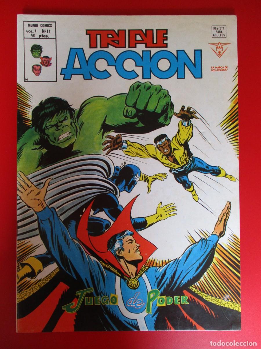 C&oacute;mics: TRIPLE ACCION (1979, VERTICE) 11 &middot; II-1980 &middot; JUEGO DE PODER - Foto 1