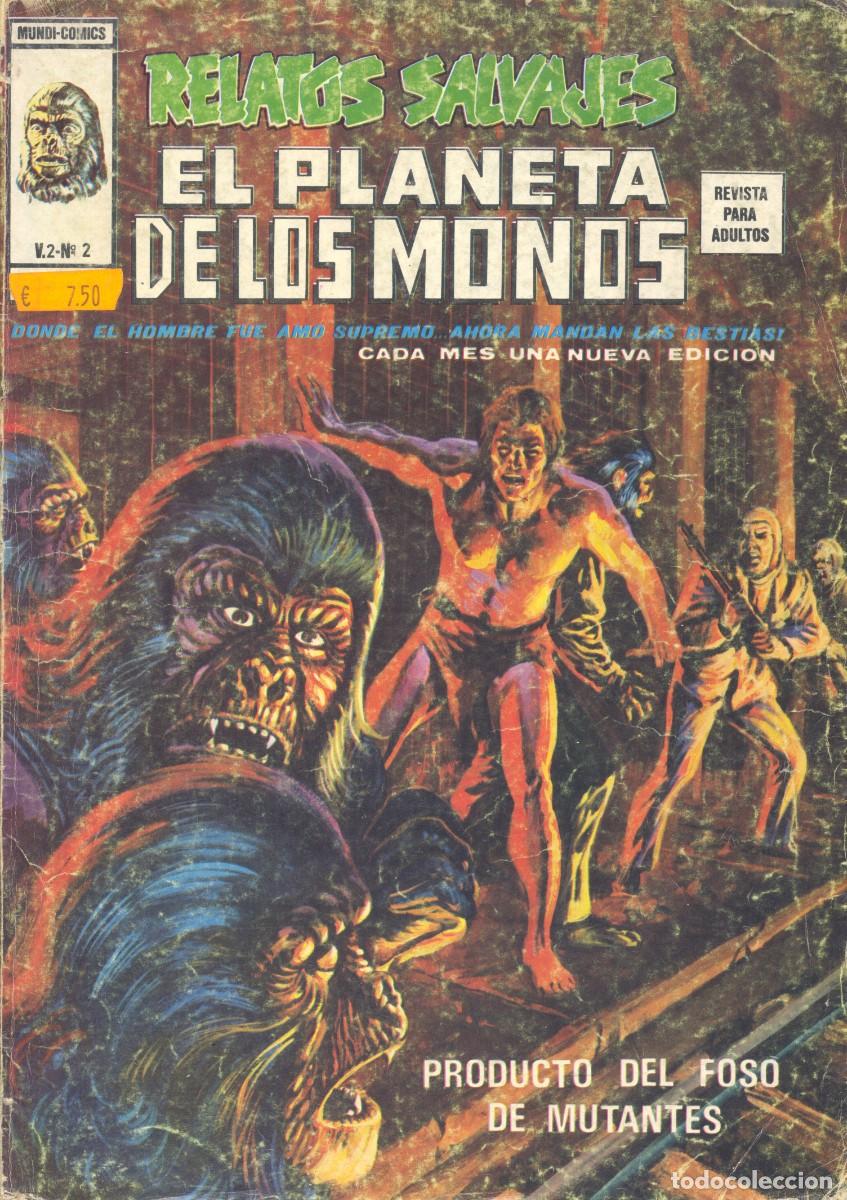C&oacute;mics: PLANETA DE LOS MONOS V.2. N&ordm;2. EDICIONES VERTICE, 1973 - Foto 1
