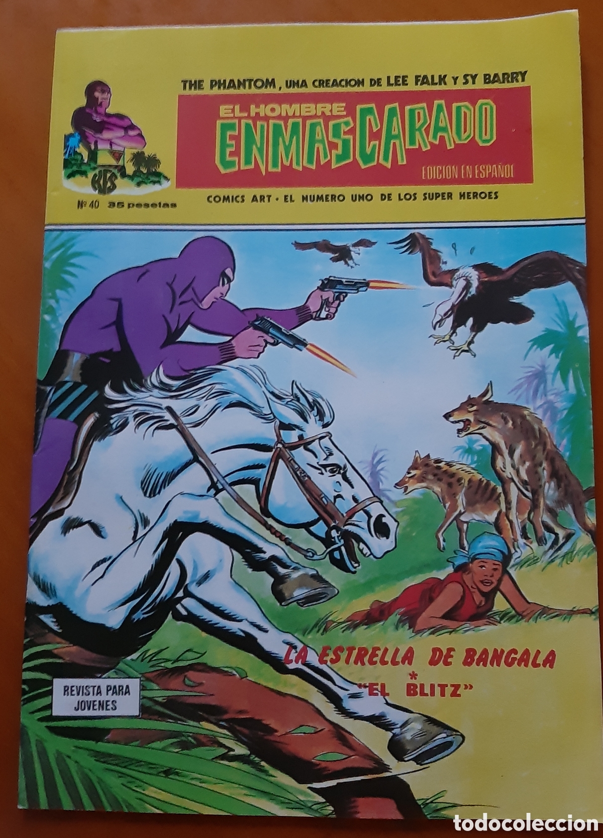 C&oacute;mics: C&oacute;mic El Hombre Enmascarado. V&eacute;rtice. N&uacute;mero 40. - Foto 1
