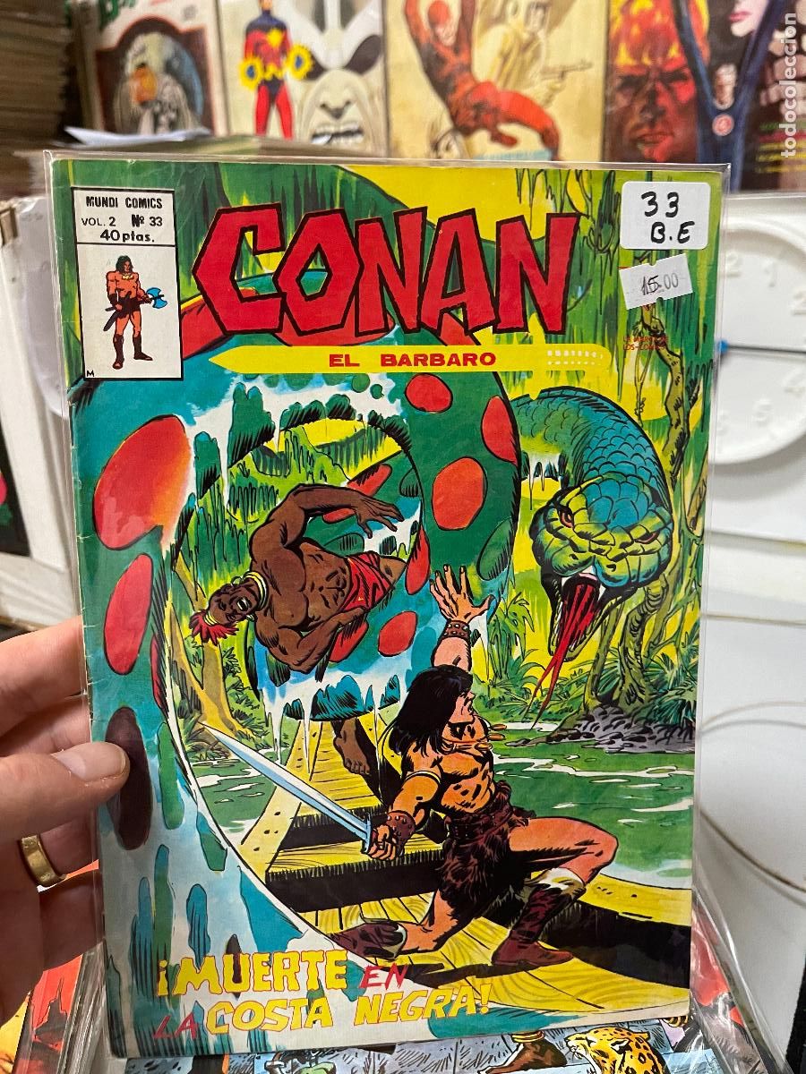 C&oacute;mics: CONAN VOLUMEN 2 EDITORIAL VERTICE NUMERO 33 BUEN ESTADO - Foto 1