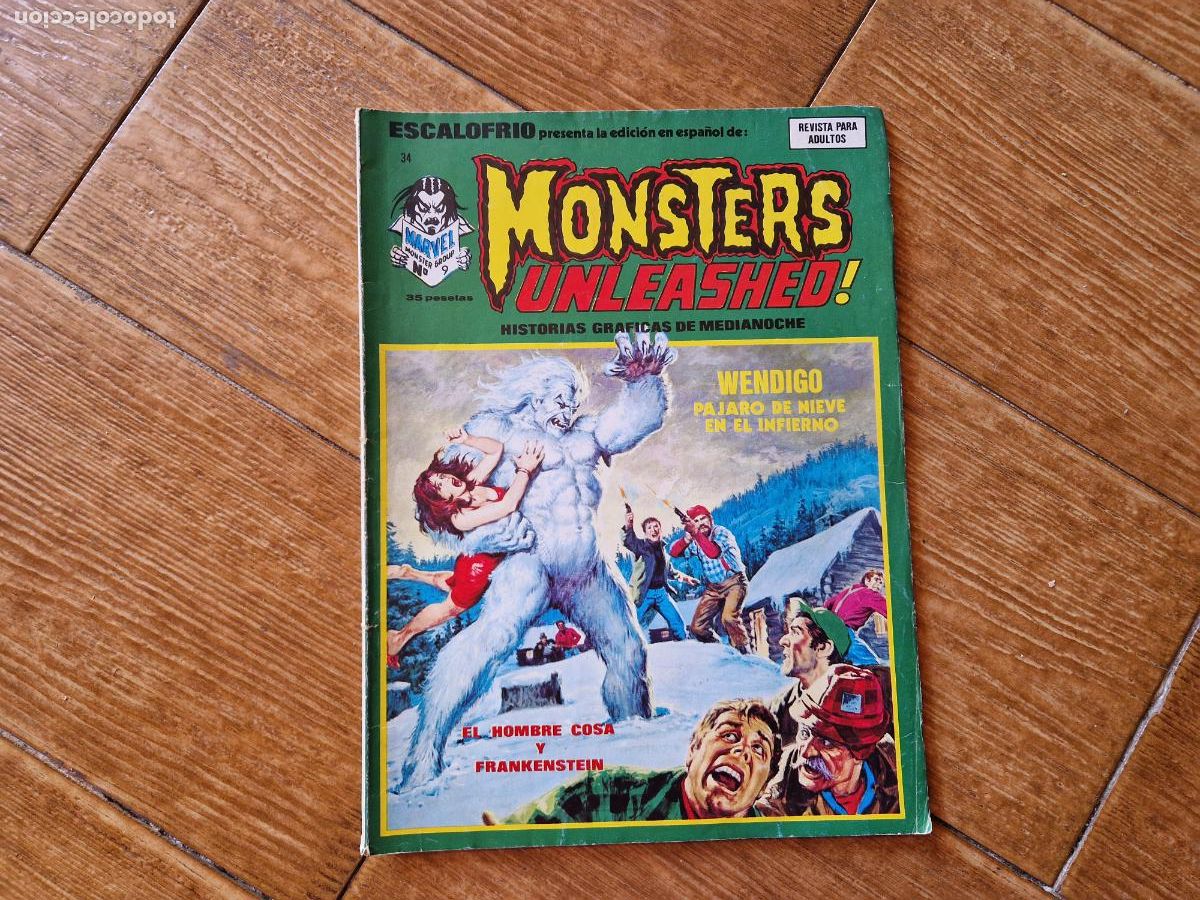 C&oacute;mics: ESCALOFRIO N&ordm; 34 MONSTERS UNLEASHED MONSTER GROUP EDICIONES VERTICE. - Foto 1