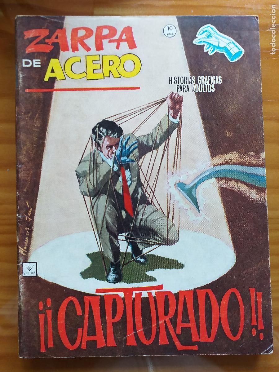 C&oacute;mics: ZARPA DE ACERO - n&ordm; 16 DE 27 - CAPTURADO - VERTICE - Foto 1