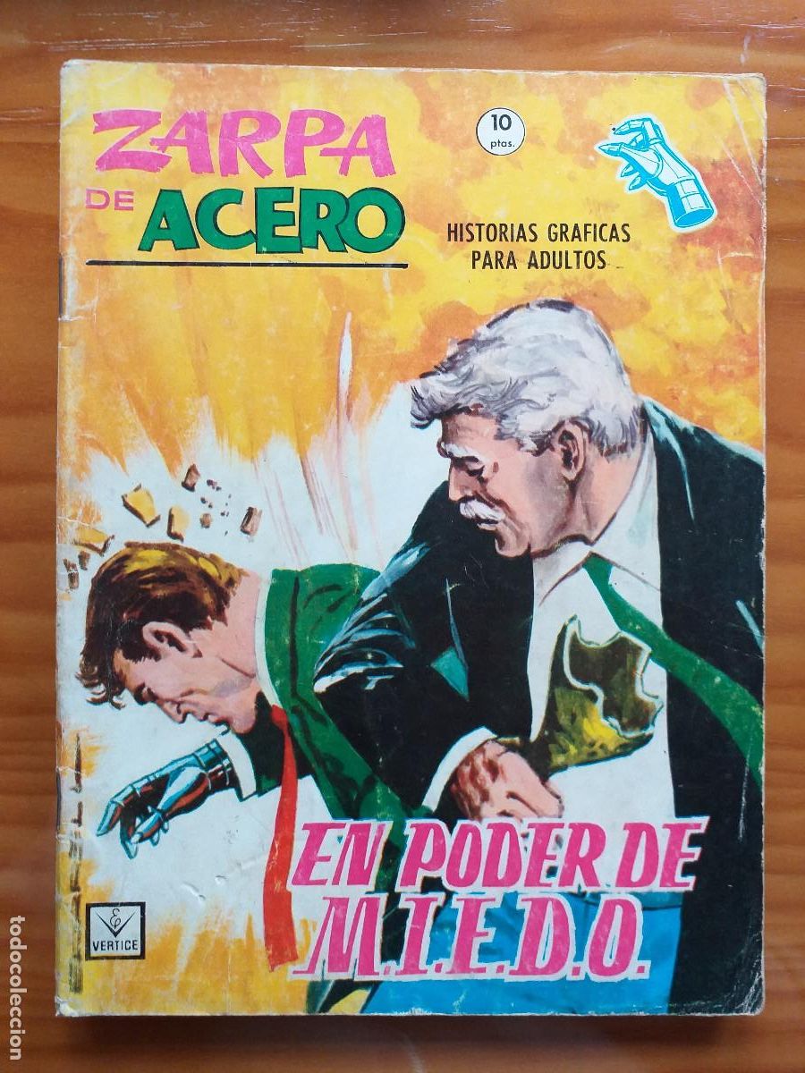C&oacute;mics: ZARPA DE ACERO - n&ordm; 25 DE 27 - EN PODER DE M.I.E.D.O. - VERTICE - Foto 1