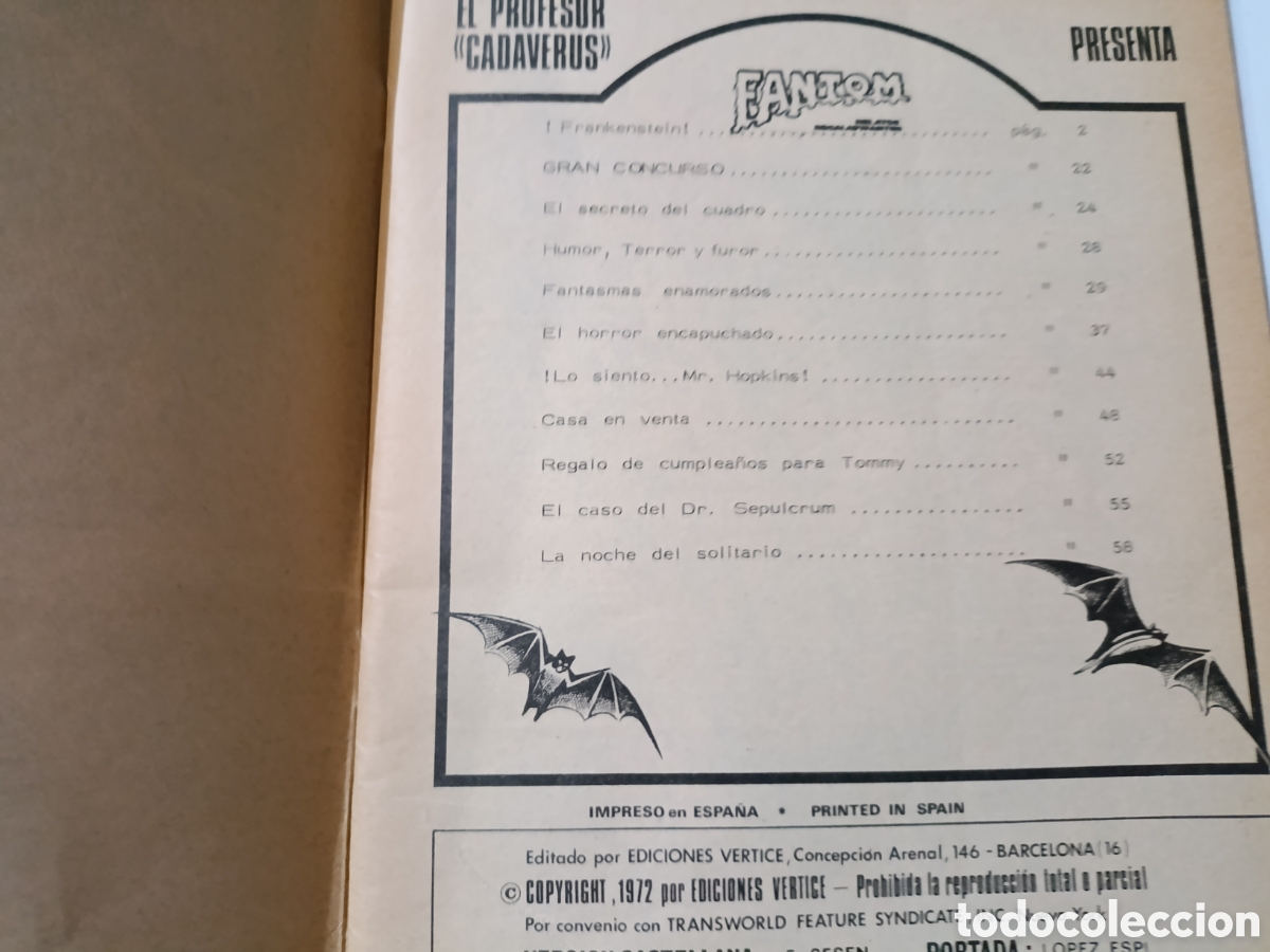 C&oacute;mics: Fantom num 9 a&ntilde;o 1973 - Foto 3