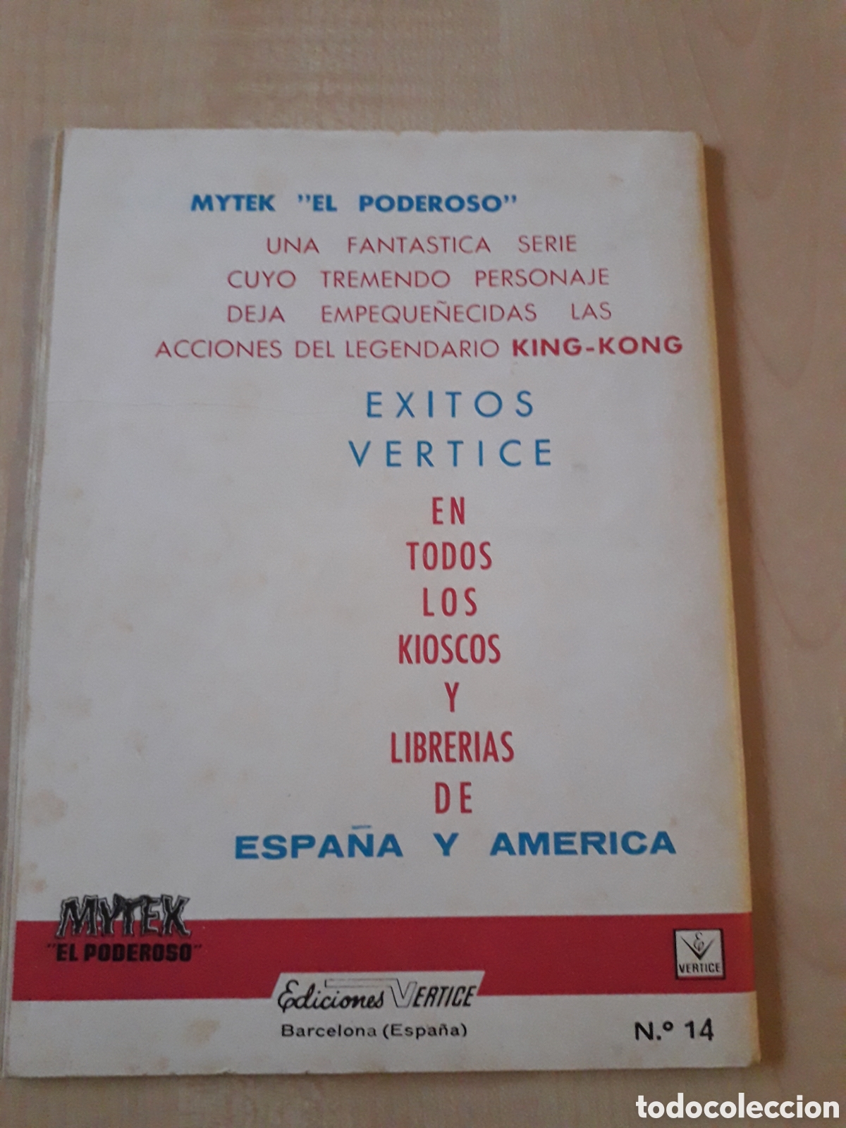 C&oacute;mics: MYTEK EL PODEROSO. N&Uacute;MERO 14. MUY BUEN ESTADO - Foto 2