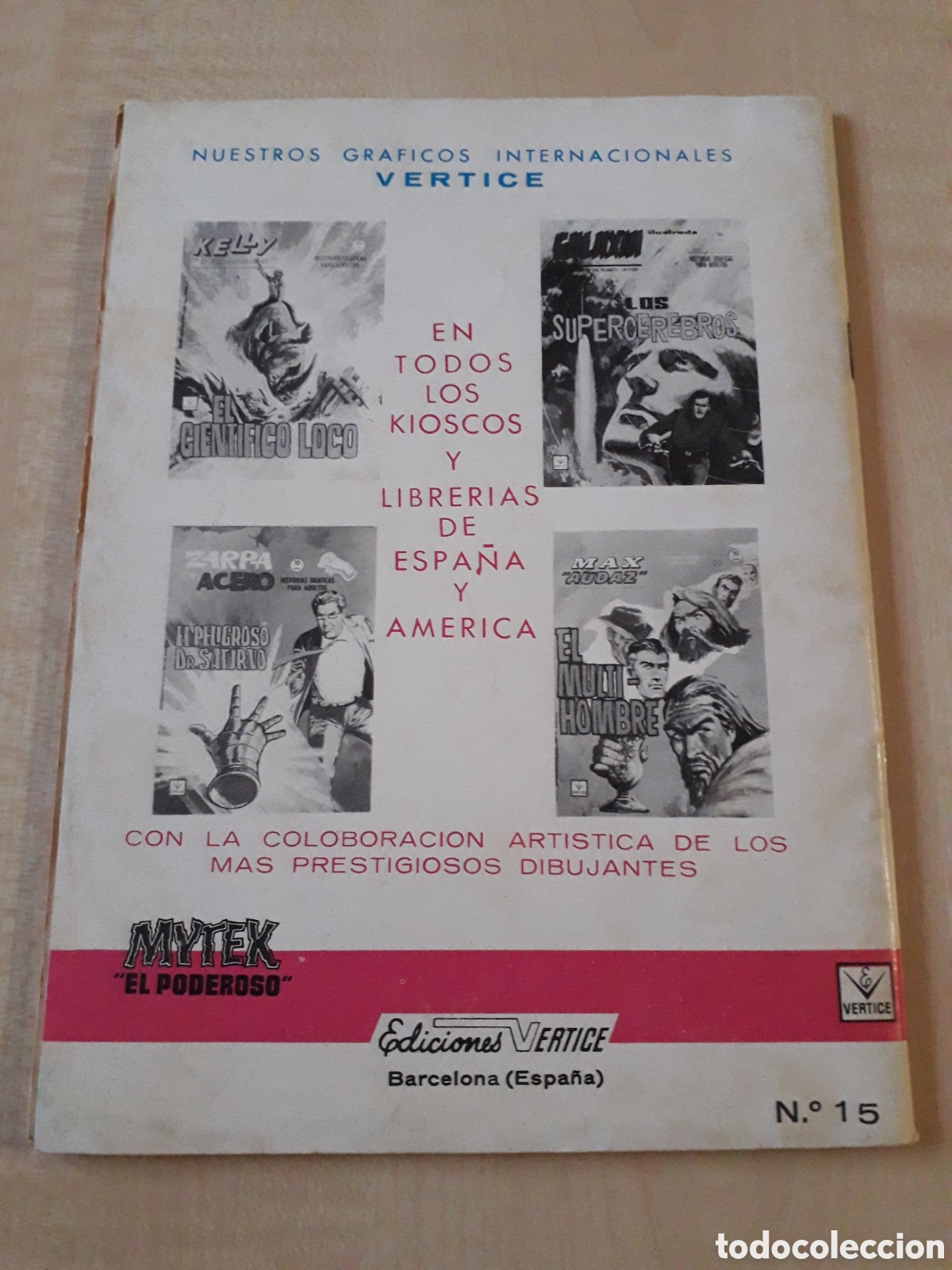 C&oacute;mics: MYTEK EL PODEROSO. N&Uacute;MERO 15. ED V&Eacute;RTICE - Foto 2