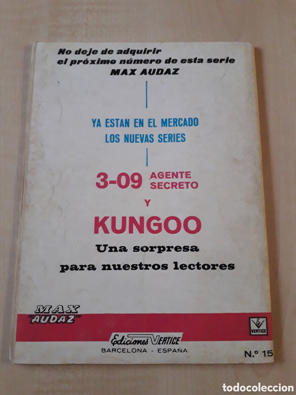 C&oacute;mics: MAX AUDAZ NUMERO 15. ED. V&Eacute;RTICE - Foto 2