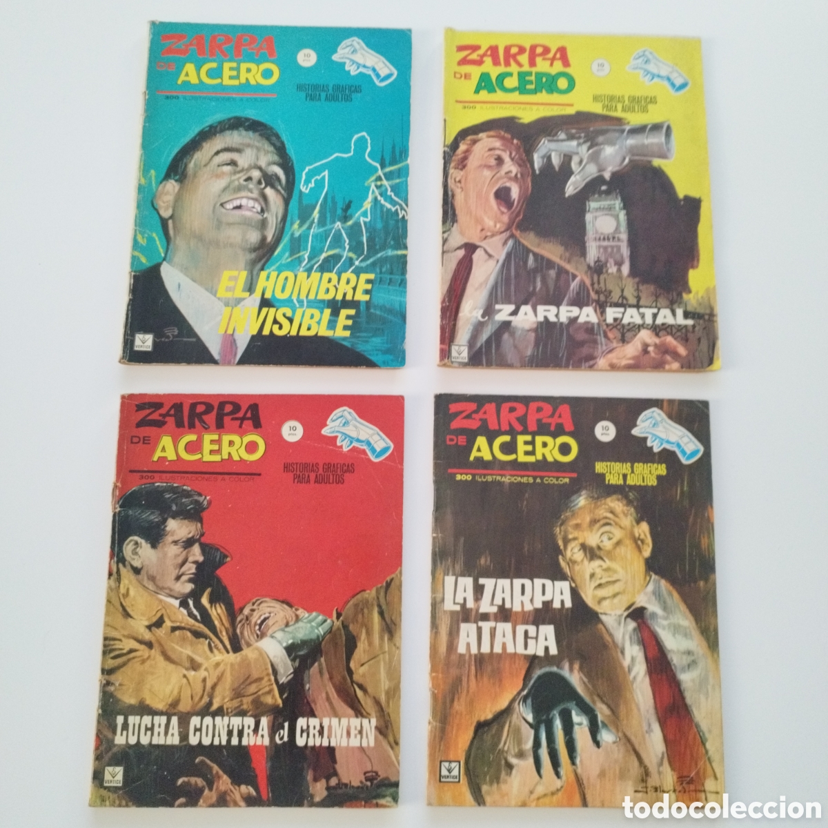 C&oacute;mics: ZARPA DE ACERO / VERTICE / V 1 / 1964 / COMPLETA / 27 N&Uacute;MEROS - Foto 2