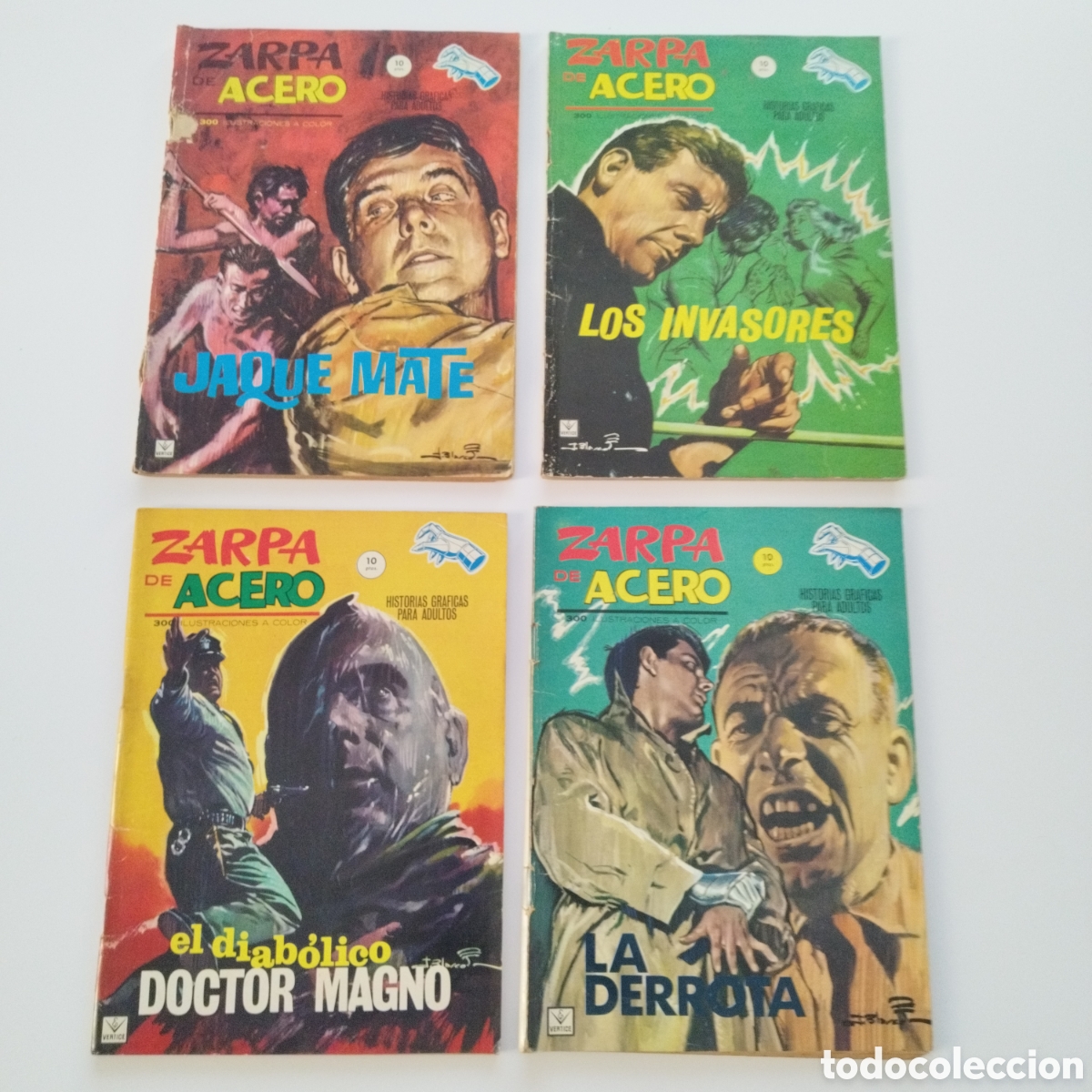 C&oacute;mics: ZARPA DE ACERO / VERTICE / V 1 / 1964 / COMPLETA / 27 N&Uacute;MEROS - Foto 3
