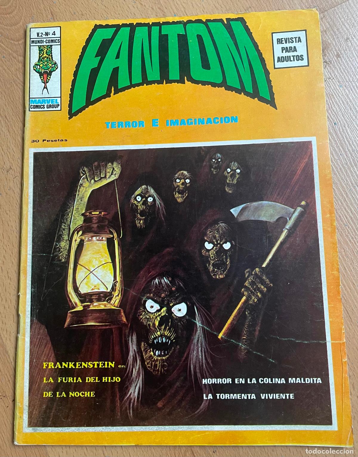 C&oacute;mics: FANTOM, Terror e imaginacion, Volumen 2, Numero 4. Mundi comics, - Foto 1
