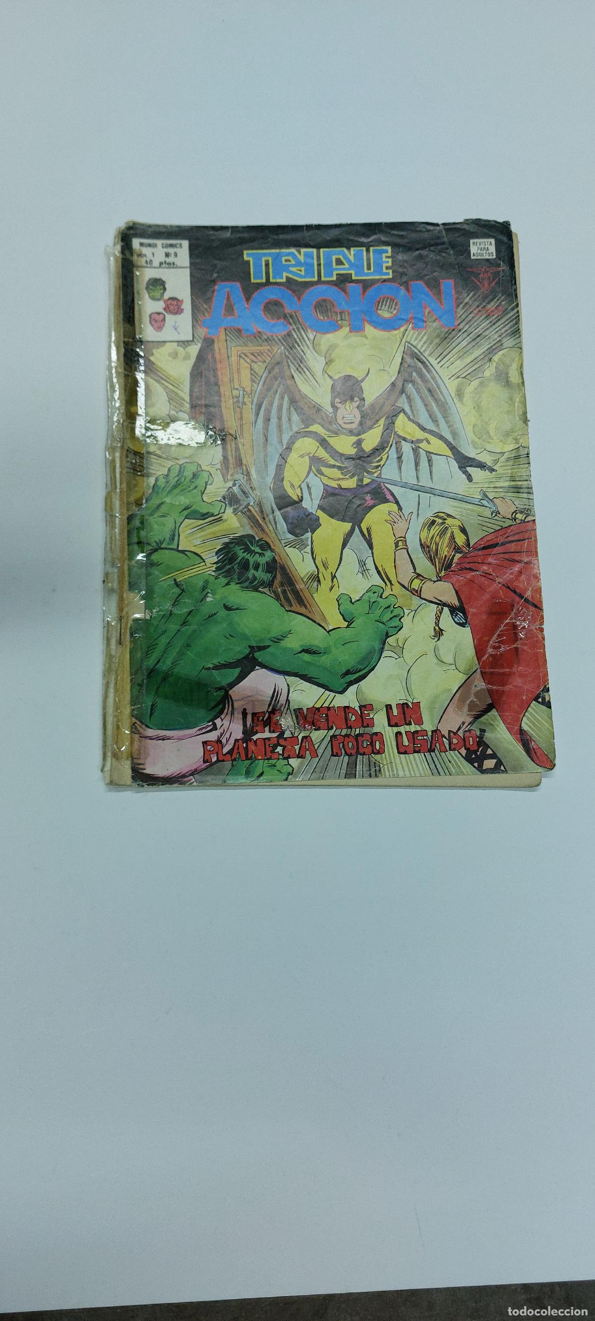 C&oacute;mics: Triple accion Los Defensores Vertice N&ordm; 9 - Foto 1