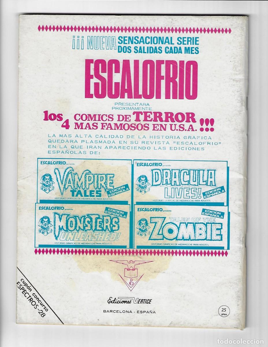 C&oacute;mics: V&eacute;rtice. Espectros. 28. - Foto 2