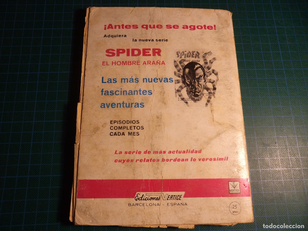 C&oacute;mics: Mitek el poderoso. N&ordm; 9. Vertice. Tiene sueltas las ultimas 5 hojas. - Foto 3