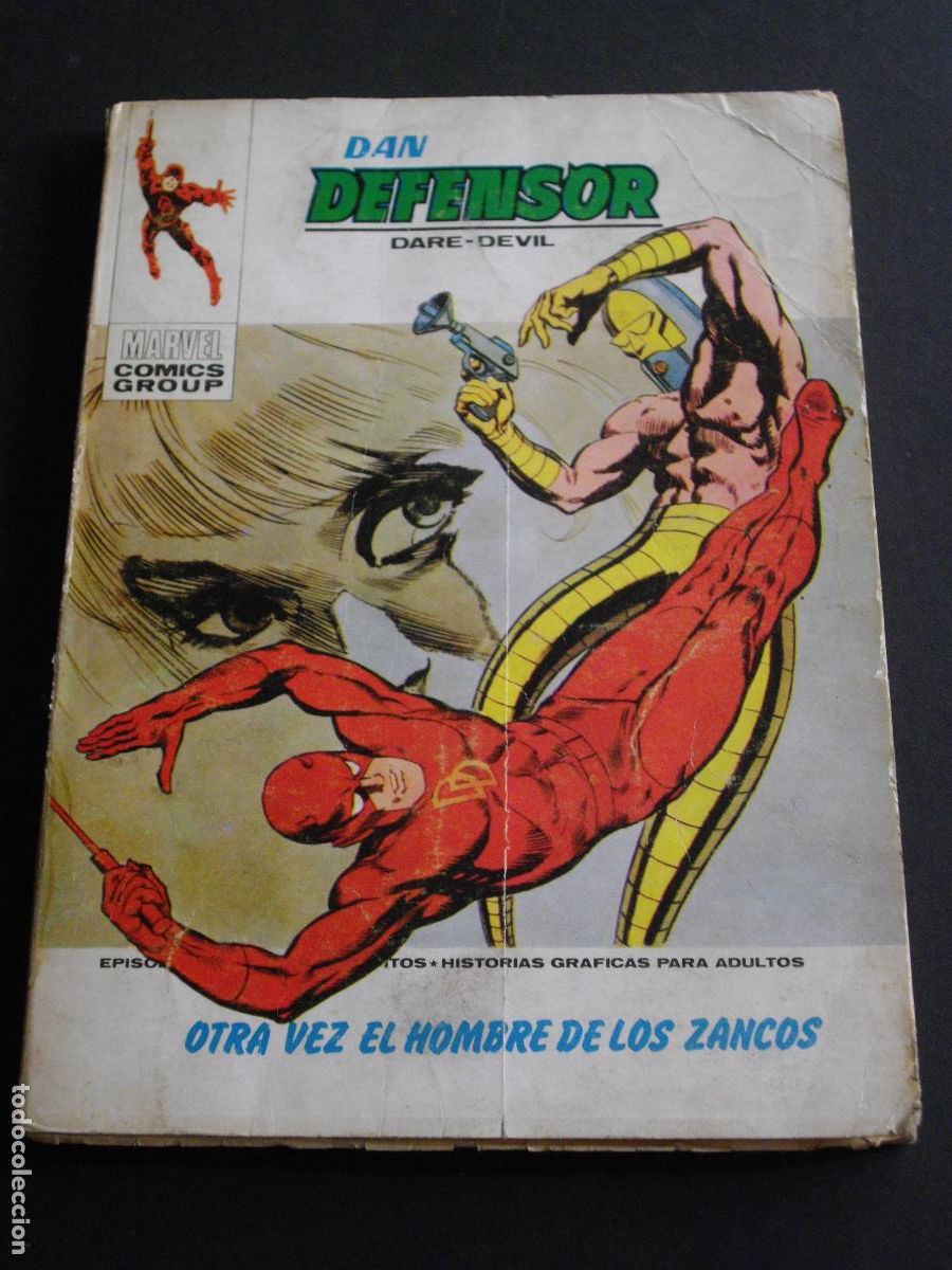 C&oacute;mics: DAN DEFENSOR MARVEL OTRA VEZ EL HOMBRE DE LOS ZANCOS EDICIONES VERTICE - Foto 1