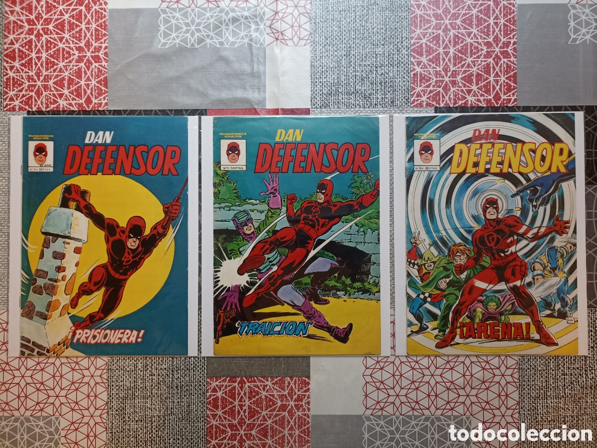 C&oacute;mics: DAN DEFENSOR N&deg;1, 2, 3 -Mundicomics/Vertice- - Foto 1