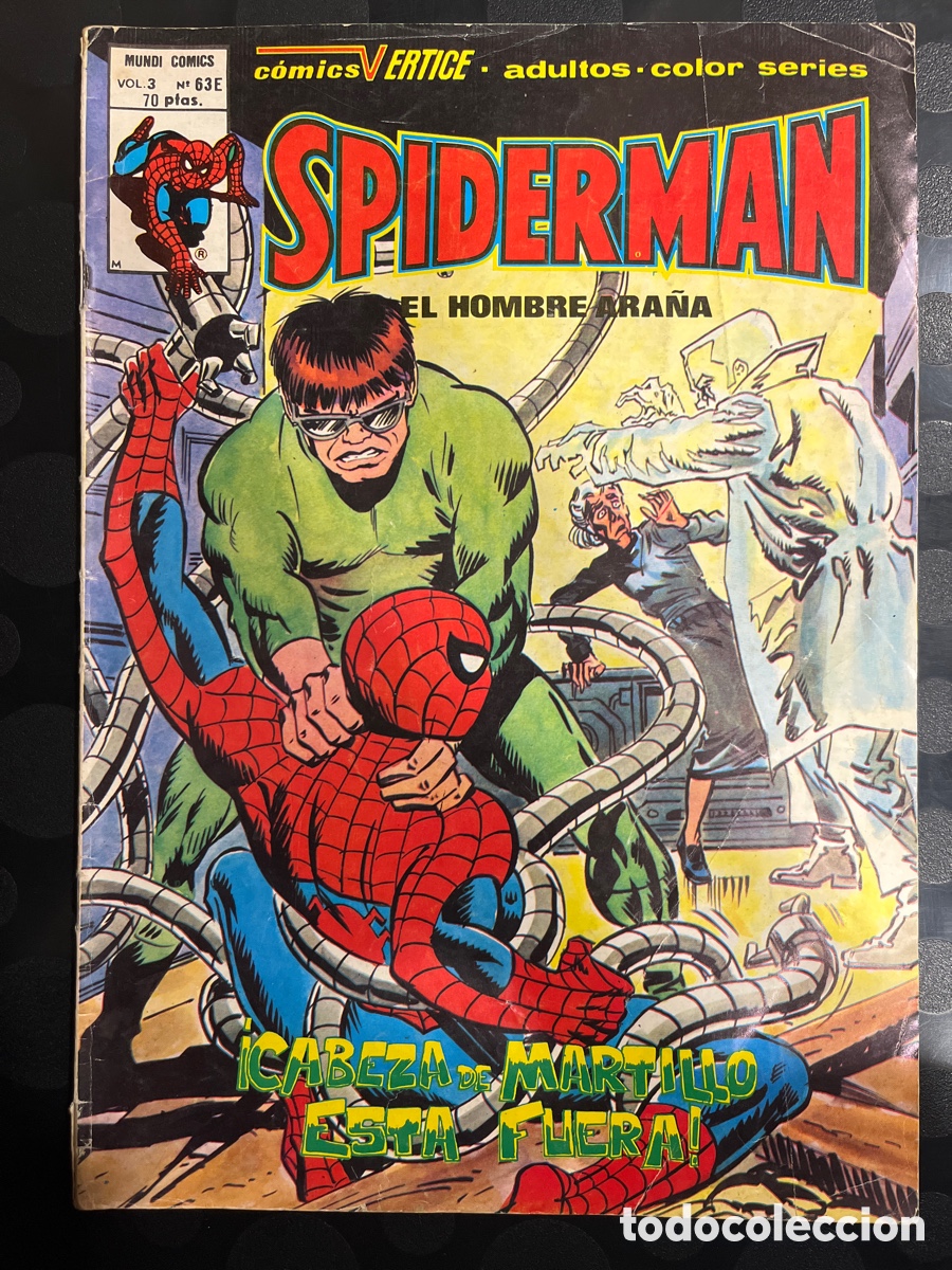 Comics: SPIDERMAN : EL HOMBRE ARAÑA VOL.3 N.63 E CABEZA DE MARTILLO ESTÁ FUERA ( 1975/1979 )