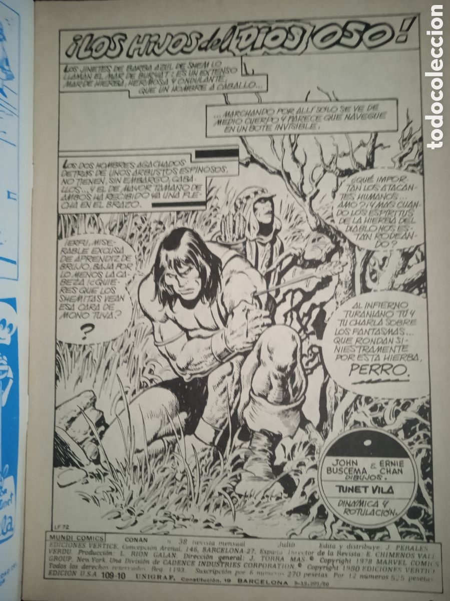C&oacute;mics: CONAN VOLUMEN 2 N&ordm; 38 ( VERTICE ) - Foto 2