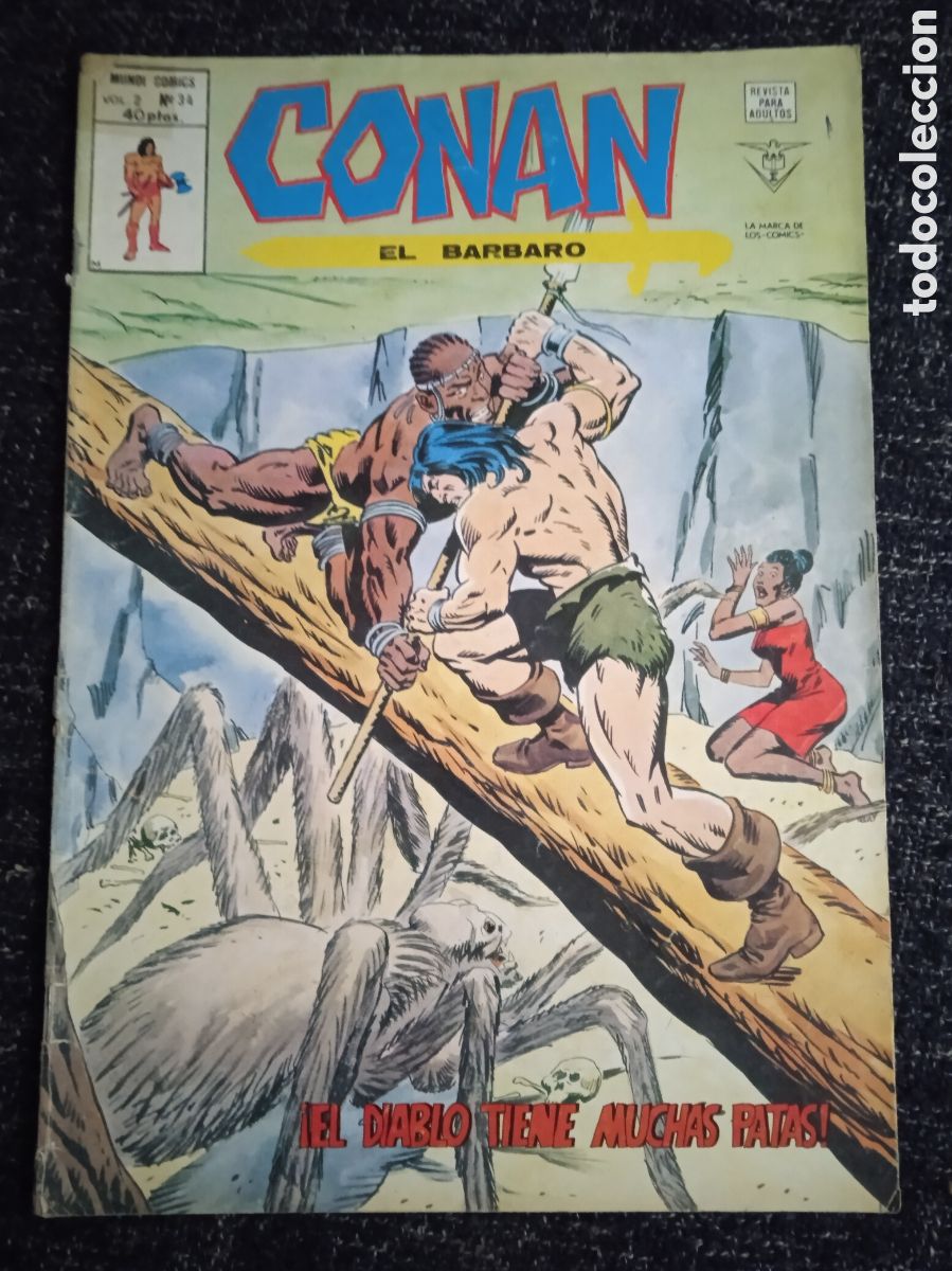 C&oacute;mics: CONAN VOLUMEN 2 N&ordm; 34 ( VERTICE ) - Foto 1