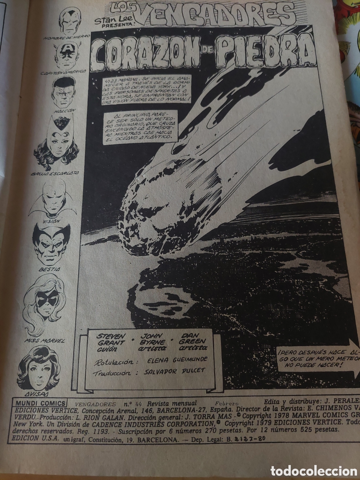 C&oacute;mics: Comics LOS VENGADORES Ediciones Vertice N&uacute;meros 40 y 44 V2 - Foto 2