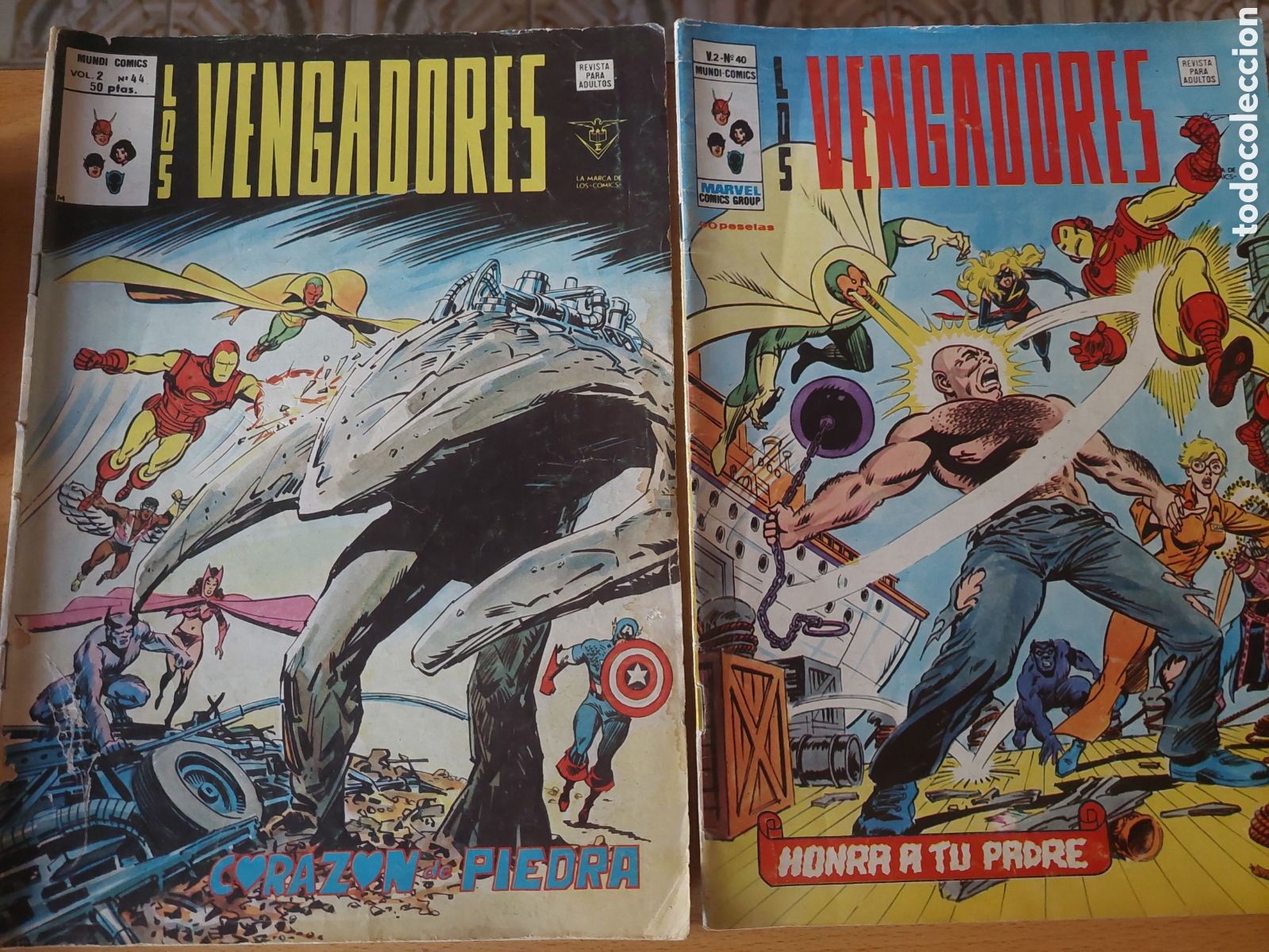 C&oacute;mics: Comics LOS VENGADORES Ediciones Vertice N&uacute;meros 40 y 44 V2 - Foto 1