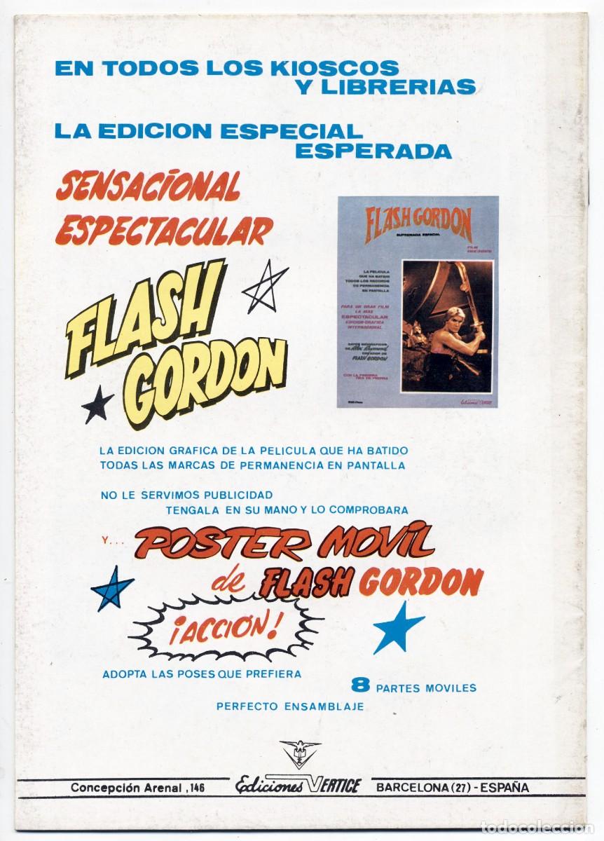C&oacute;mics: COMIC GRAPA KID COLT N&ordm; 4 EL ULTIMO RODEO EDICIONES VERTICE MUNDI COMICS 1981 - Foto 2