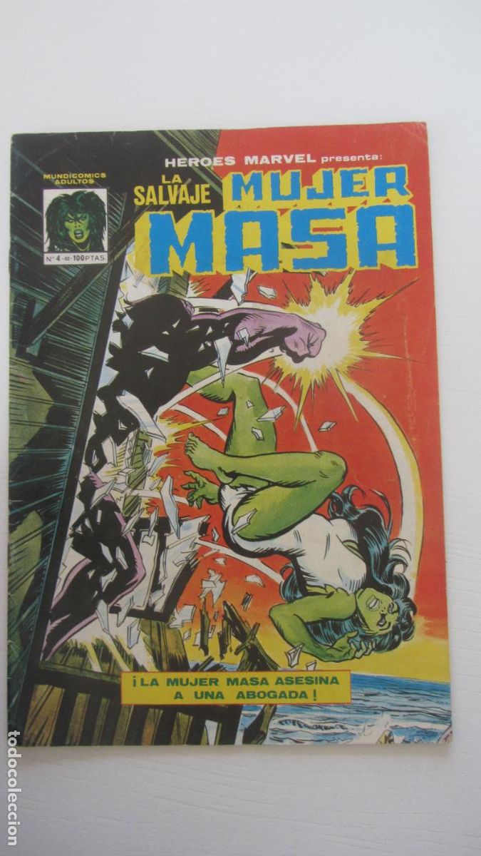 C&oacute;mics: LA SALVAJE MUJER MASA N&ordm; 4 &iexcl; LA MUJER MASA ASESINA A UNA ABOGADA VERTICE ARX291