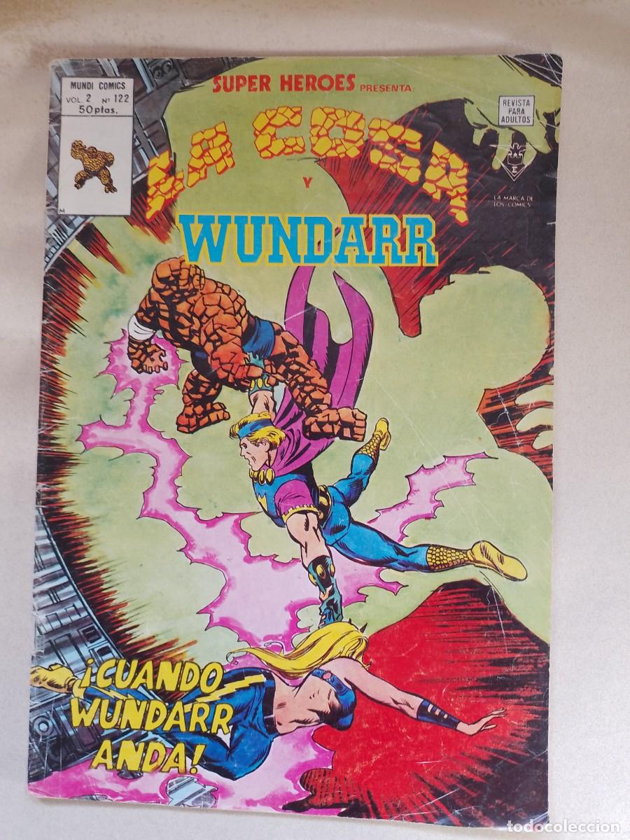C&oacute;mics: VERTICE SUPER H&Eacute;ROES LA COSA Y WUNDARR - Foto 1