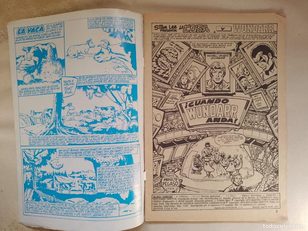 C&oacute;mics: VERTICE SUPER H&Eacute;ROES LA COSA Y WUNDARR - Foto 3