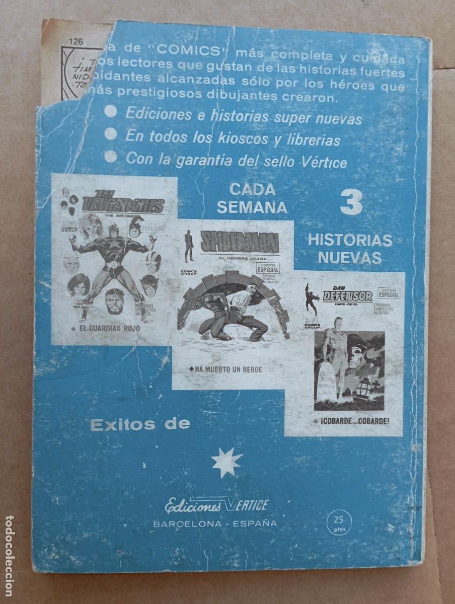 C&oacute;mics: NAMOR SUB-MARINER N&ordm; 13 - V&Eacute;RTICE - &iexcl; LLAMANDO AL CAPITAN MARVEL ! - 1971 - Foto 8