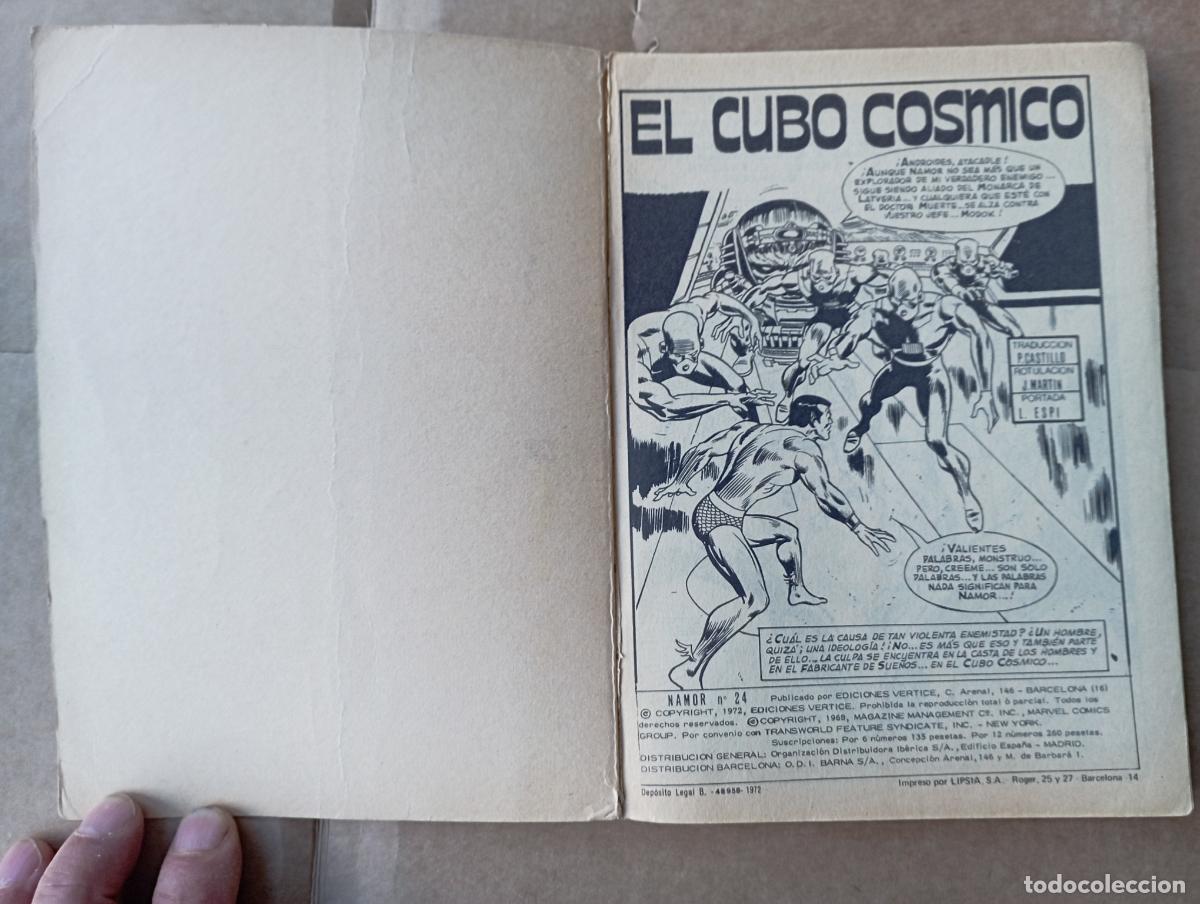 C&oacute;mics: NAMOR SUB-MARINER N&ordm; 24 V&Eacute;RTICE 1972 - Foto 4