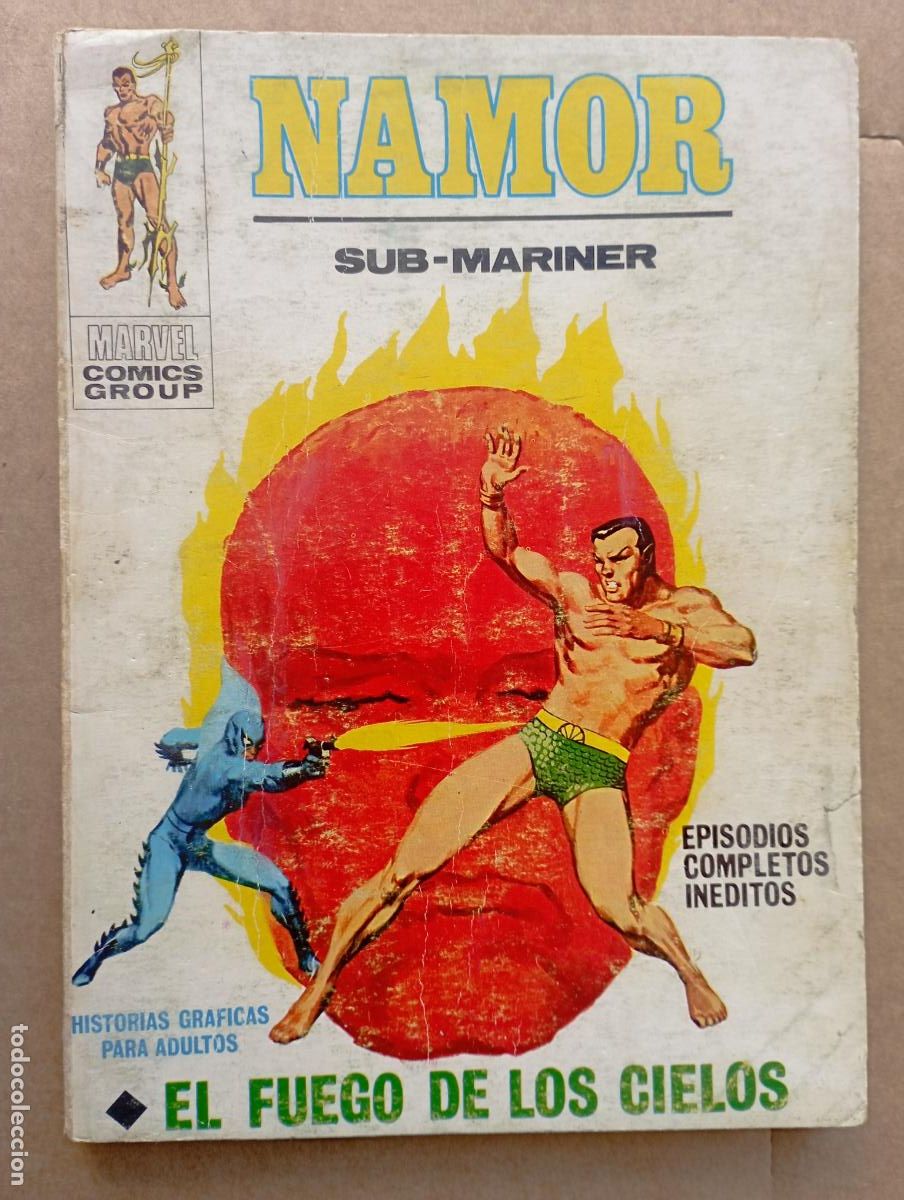 C&oacute;mics: NAMOR SUB-MARINER N&ordm; 22 V&Eacute;RTICE 1972 - Foto 1