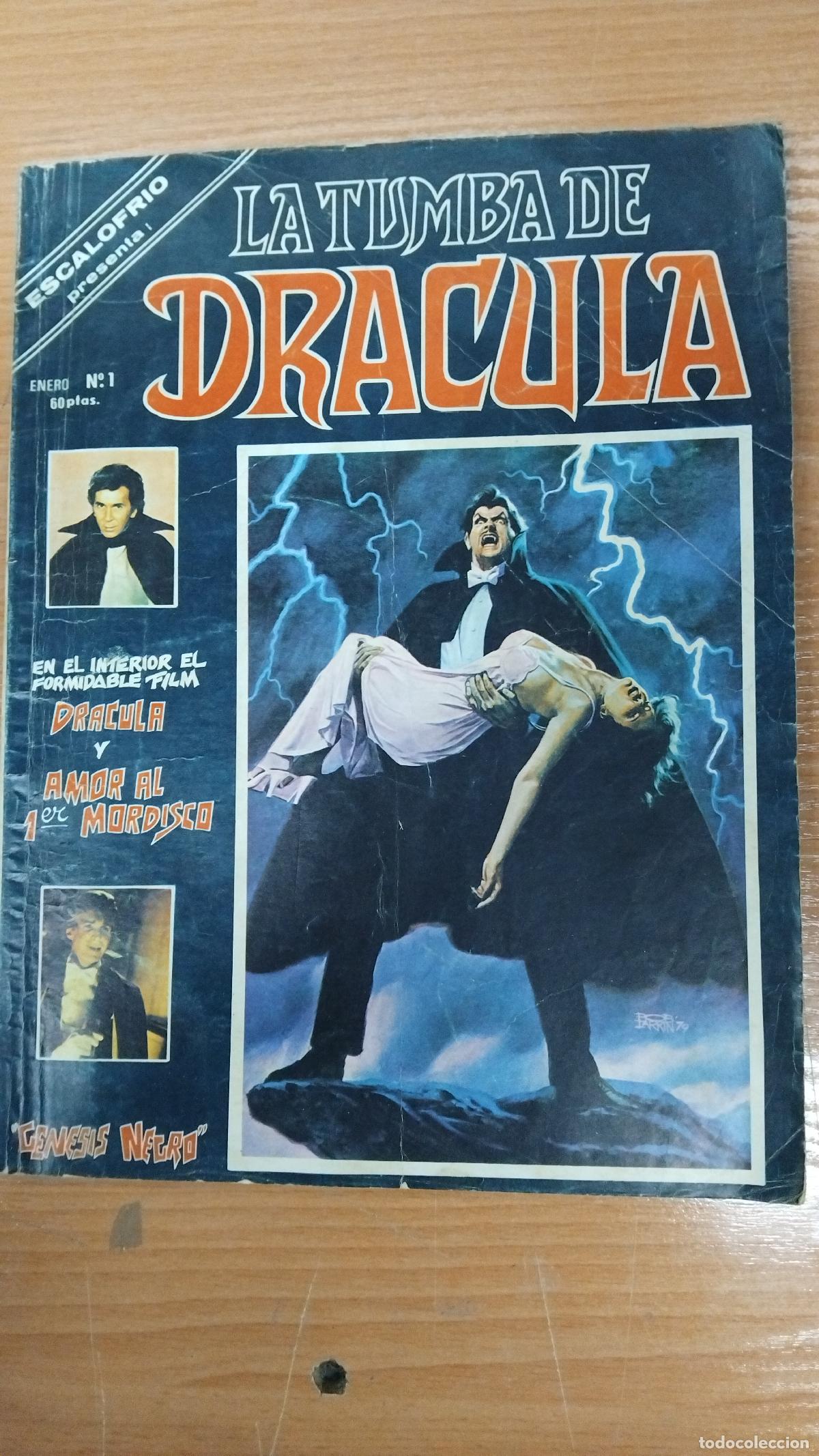 C&oacute;mics: ESCALOFRIO N&ordm; 1 - LA TUMBA DE DRACULA - EDICIONES VERTICE - Foto 1