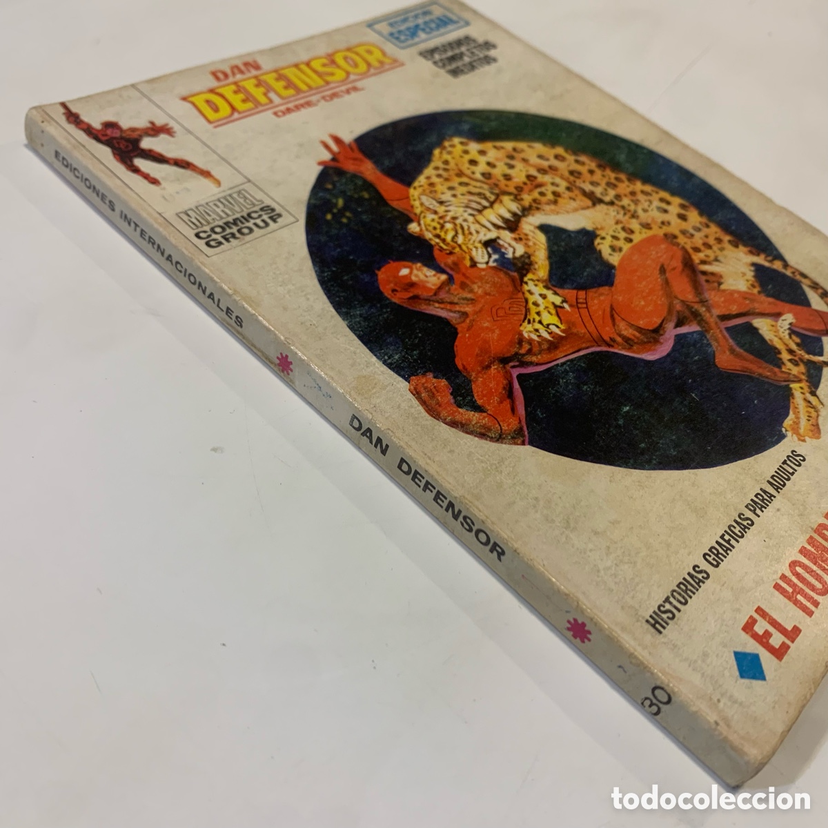 C&oacute;mics: COMIC VERTICE TACO MARVEL DAN DEFENSOR EL HOMBRE LEOPARDO N&ordm; 30 - Foto 2