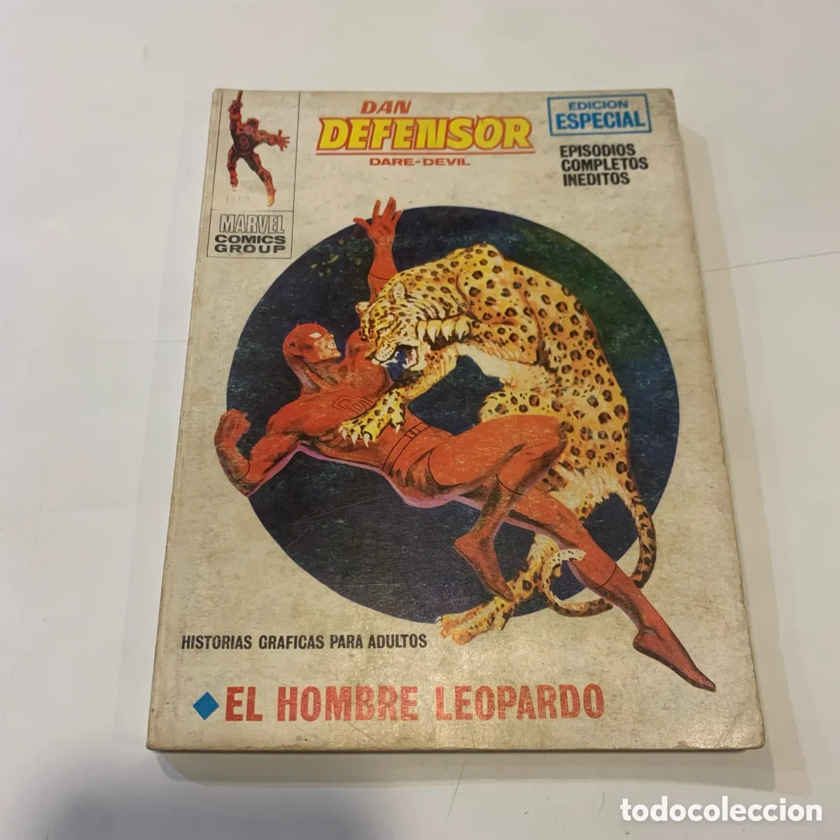 COMIC VERTICE TACO MARVEL DAN DEFENSOR EL HOMBRE LEOPARDO Nº 30