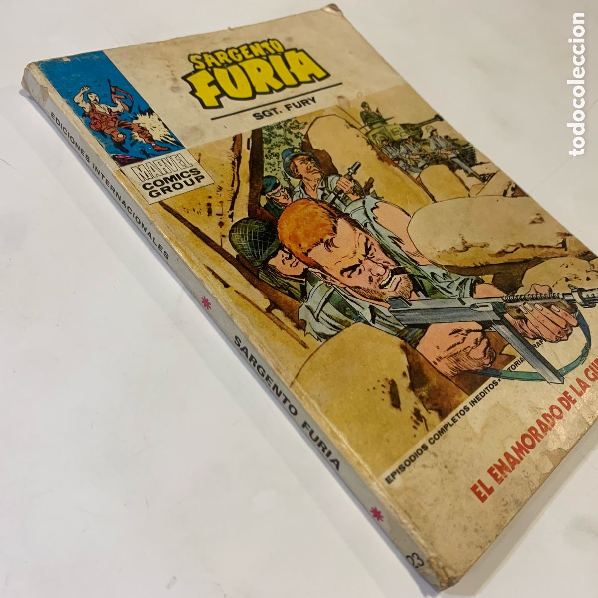 C&oacute;mics: COMIC VERTICE TACO MARVEL SARGENTO FURIA EL ENAMORADO DE LA GUERRA N&ordm; 23 - Foto 2