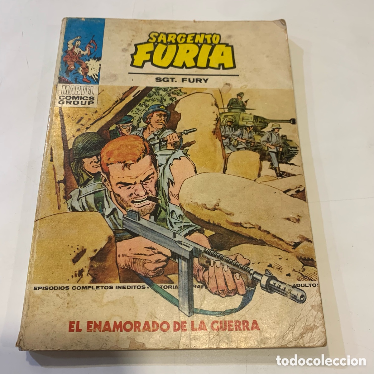 C&oacute;mics: COMIC VERTICE TACO MARVEL SARGENTO FURIA EL ENAMORADO DE LA GUERRA N&ordm; 23 - Foto 1