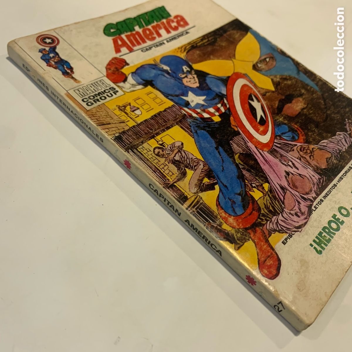 C&oacute;mics: COMIC VERTICE TACO MARVEL EL CAPITAN AMERICA HEROE O MISERABLE N&ordm; 27 - Foto 2