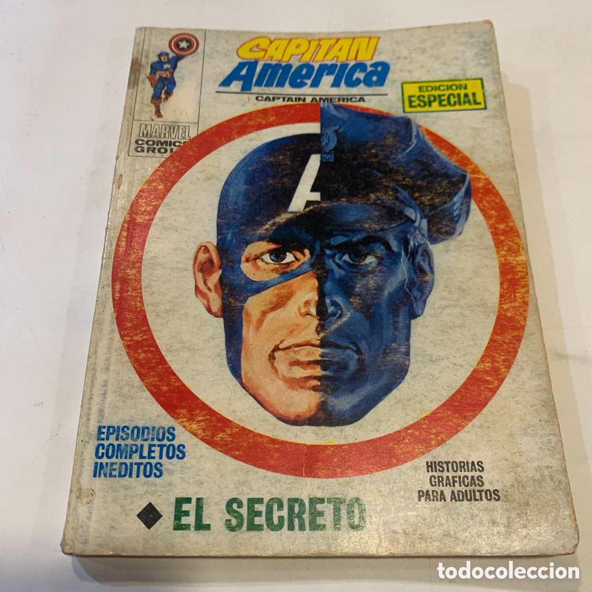 C&oacute;mics: COMIC VERTICE TACO MARVEL EL CAPITAN AMERICA EL SECRETO N&ordm; 19 - Foto 1
