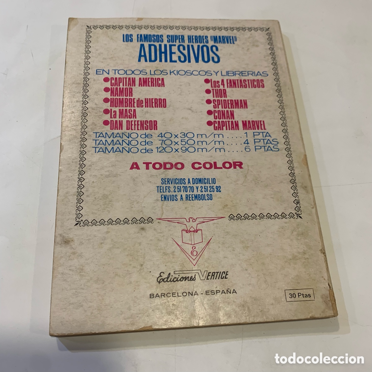 C&oacute;mics: COMIC VERTICE TACO MARVEL TENAX EL SE&Ntilde;OR DEL TRUENO N&ordm; 4 - Foto 3