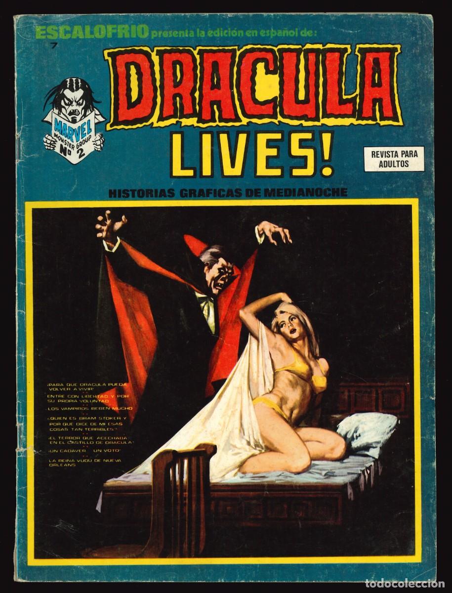 C&oacute;mics: ESCALOFR&Iacute;O - EDICIONES V&Eacute;RTICE / N&Uacute;MERO 7 (DRACULA LIVES 2) - Foto 1