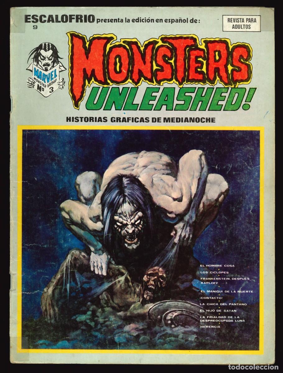 C&oacute;mics: ESCALOFR&Iacute;O - EDICIONES V&Eacute;RTICE / N&Uacute;MERO 9 (MONSTERS UNLEASHED! 3) - Foto 1