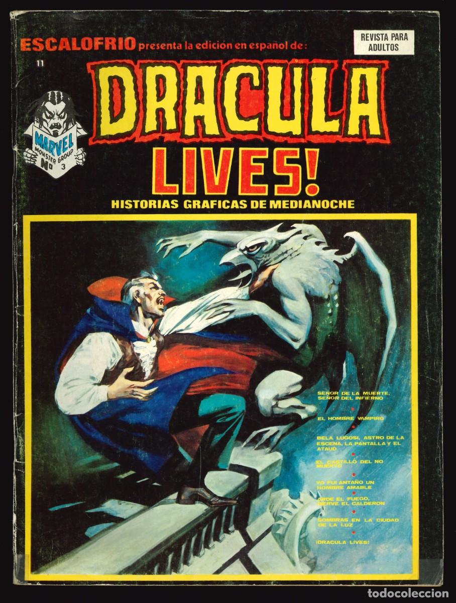 C&oacute;mics: ESCALOFR&Iacute;O - EDICIONES V&Eacute;RTICE / N&Uacute;MERO 11 (DRACULA LIVES 3) - Foto 1