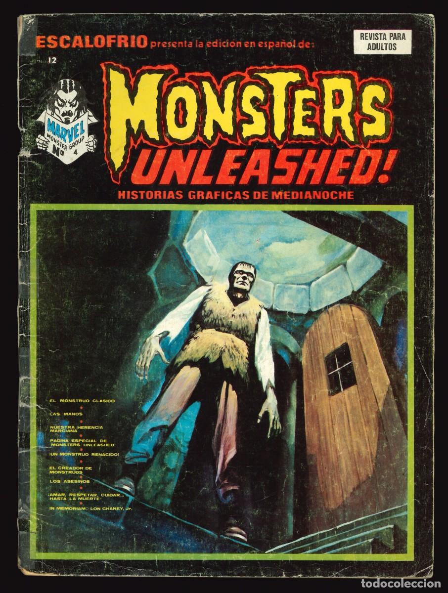 C&oacute;mics: ESCALOFR&Iacute;O - EDICIONES V&Eacute;RTICE / N&Uacute;MERO 12 (MONSTERS UNLEASHED! 4) - Foto 1