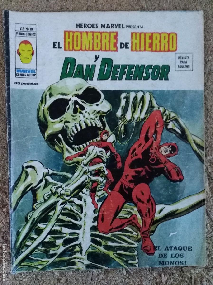 C&oacute;mics: Heroes Marvel 19 Vol. 2 El Hombre De Hierro y Dan Defensor.Vertice - Foto 1